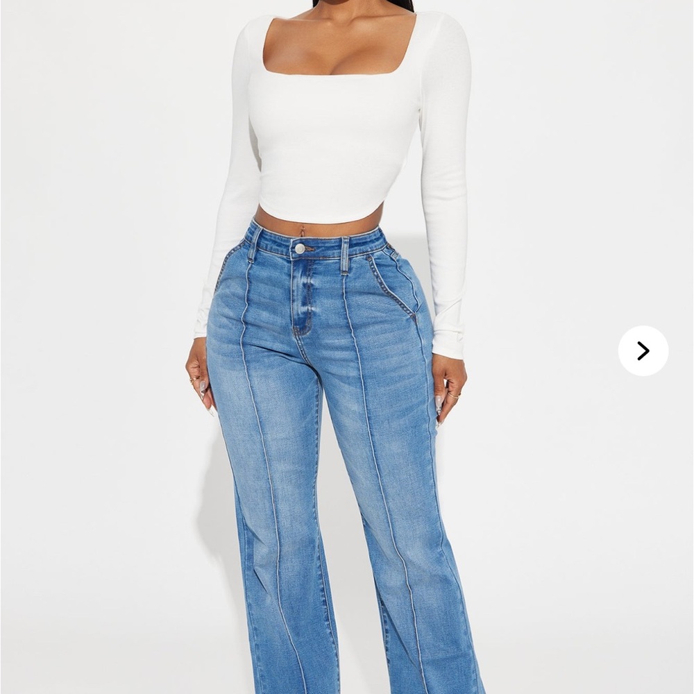 Stretch flare trouser Jeans- new